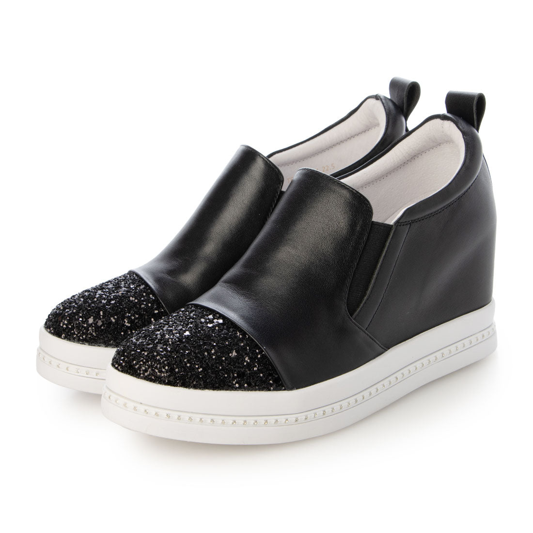 ダイアナウェルフィット DIANA WELL FIT ヒールアップスリッポンシューズ （黒カーフ） 黒カーフ