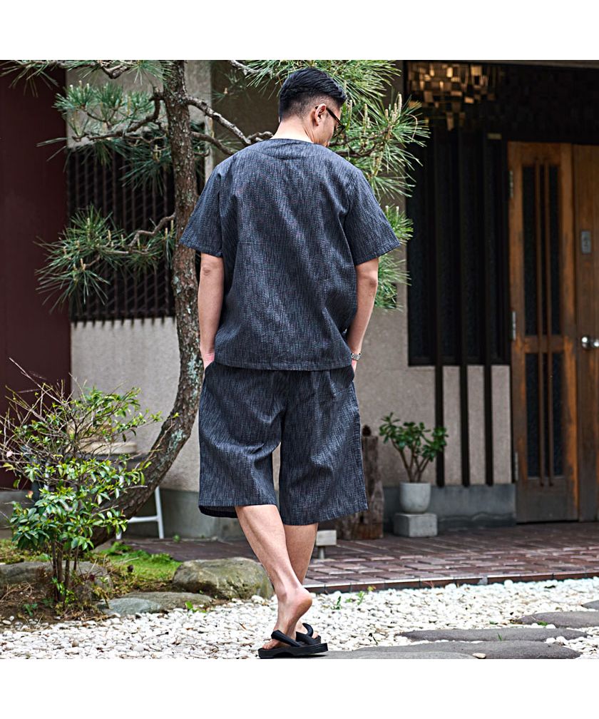 ディータ Dita Dita オーガニック甚平ボタンタイプ 夏 祭り