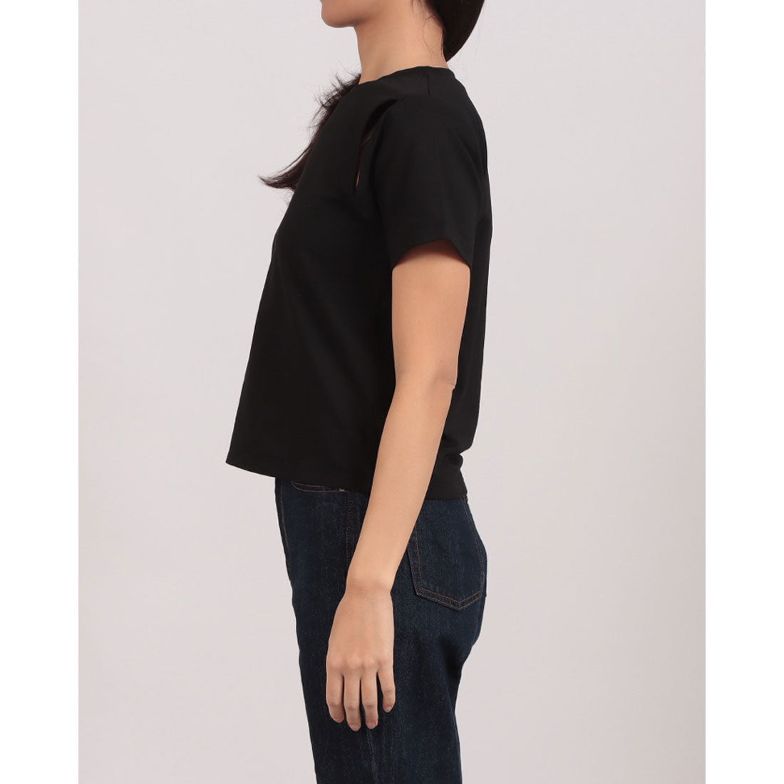 ディップインチョコレート DIP IN CHOCOLATE カットアウトTシャツ【DIP IN CHOCOLATE】 （ブラック） ブラック