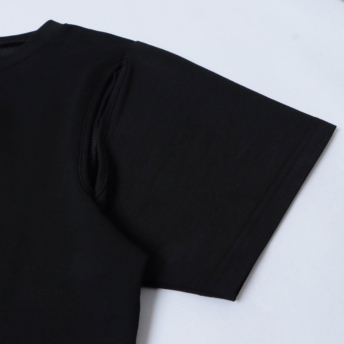 ディップインチョコレート DIP IN CHOCOLATE カットアウトTシャツ【DIP IN CHOCOLATE】 （ブラック） ブラック