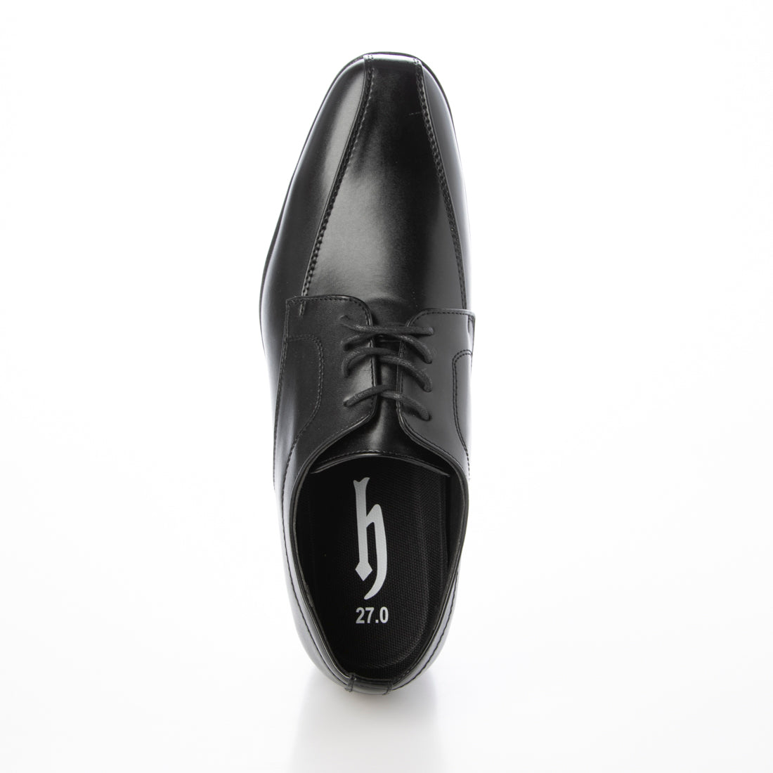 6cmアップシューズ　ビジネスシューズ　ドレスシューズ（BLK）シークレットシューズ BLK