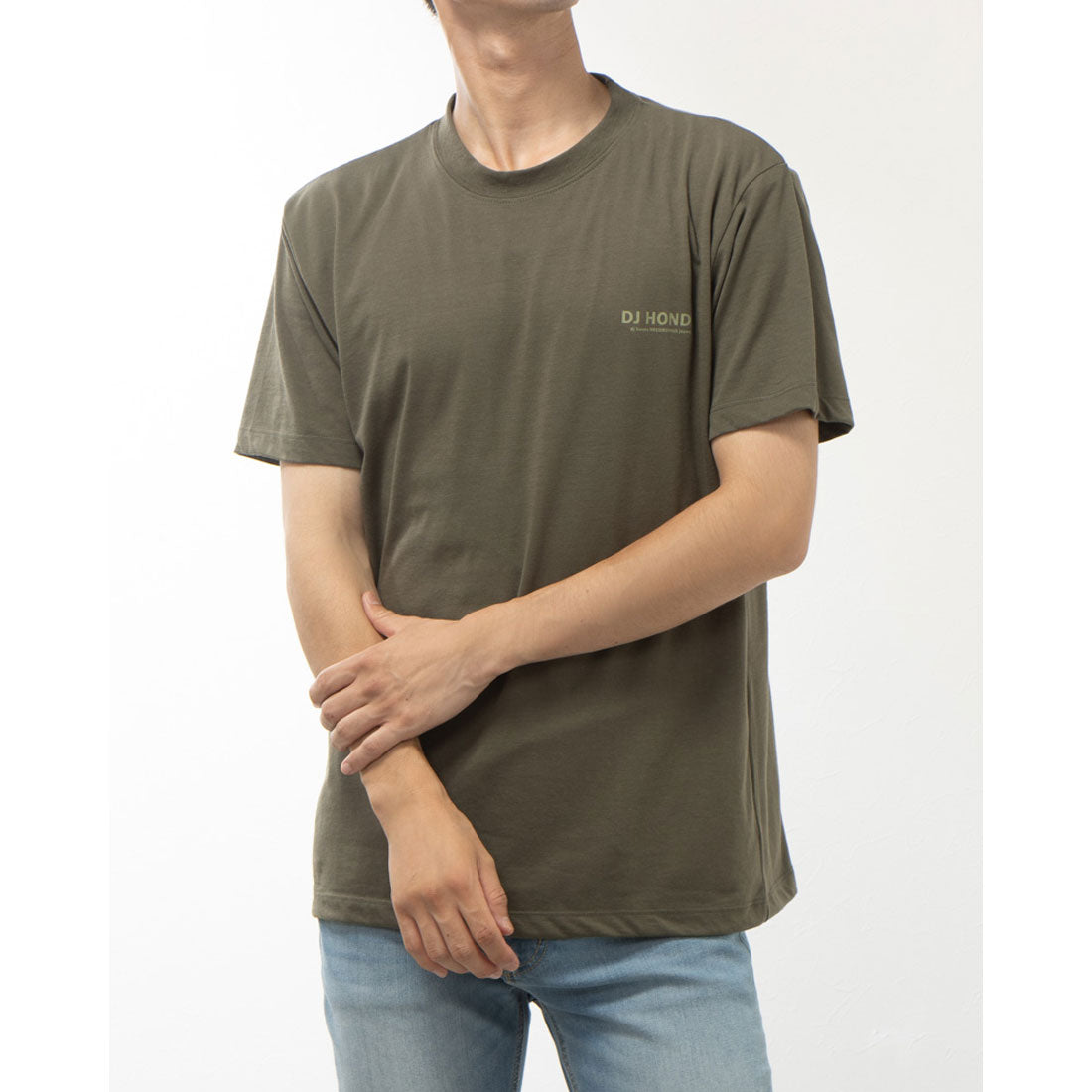 DJ Honda dj honda logo print T-shirt