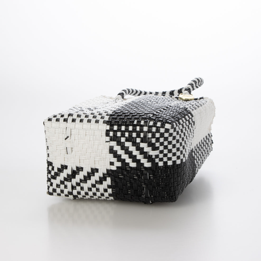 ドゥ アルシーヴ DOUX ARCHIVES 【Letra】MERCADO BAG MINI STYLE BLOCKS （WH/BK） WH/BK