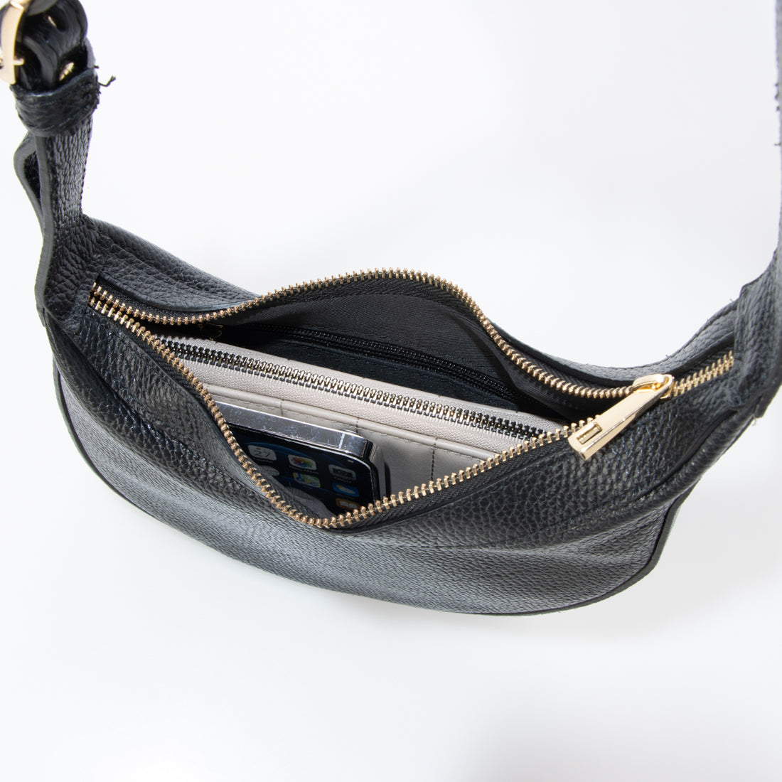 ドゥ アルシーヴ DOUX ARCHIVES 【AULENTTI】レザーワンハンドルBAG （BLK） BLK