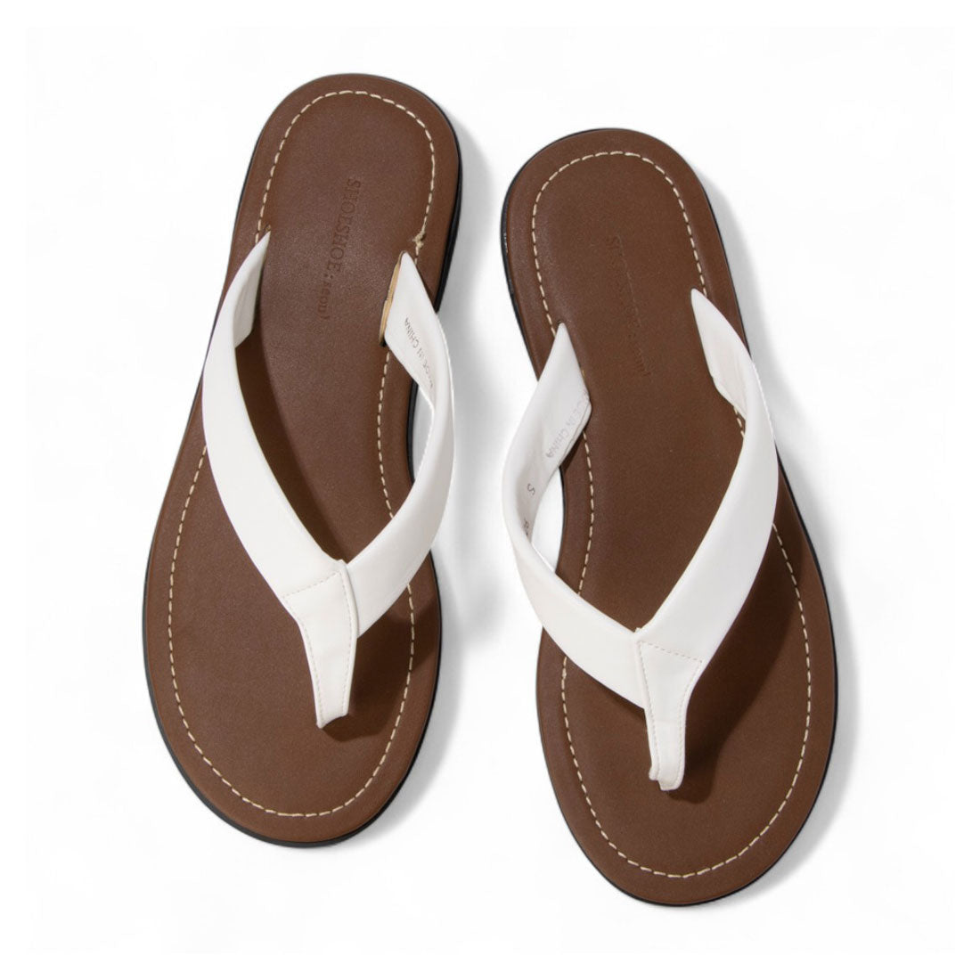ドゥ アルシーヴ DOUX ARCHIVES 合皮配色ストラップビーチサンダル （WHITE） WHITE