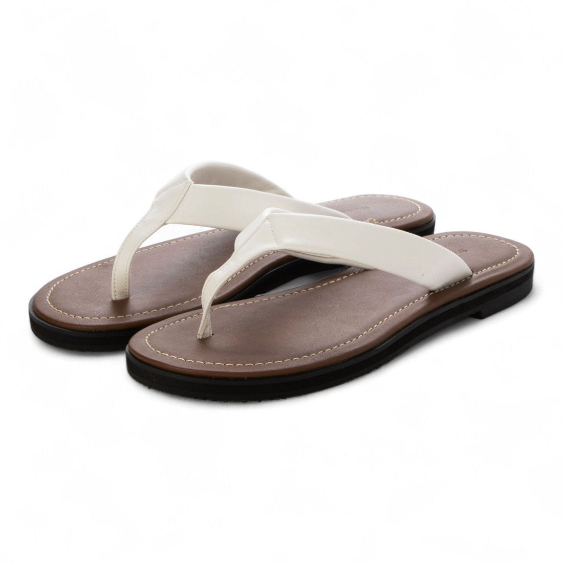 ドゥ アルシーヴ DOUX ARCHIVES 合皮配色ストラップビーチサンダル （WHITE） WHITE