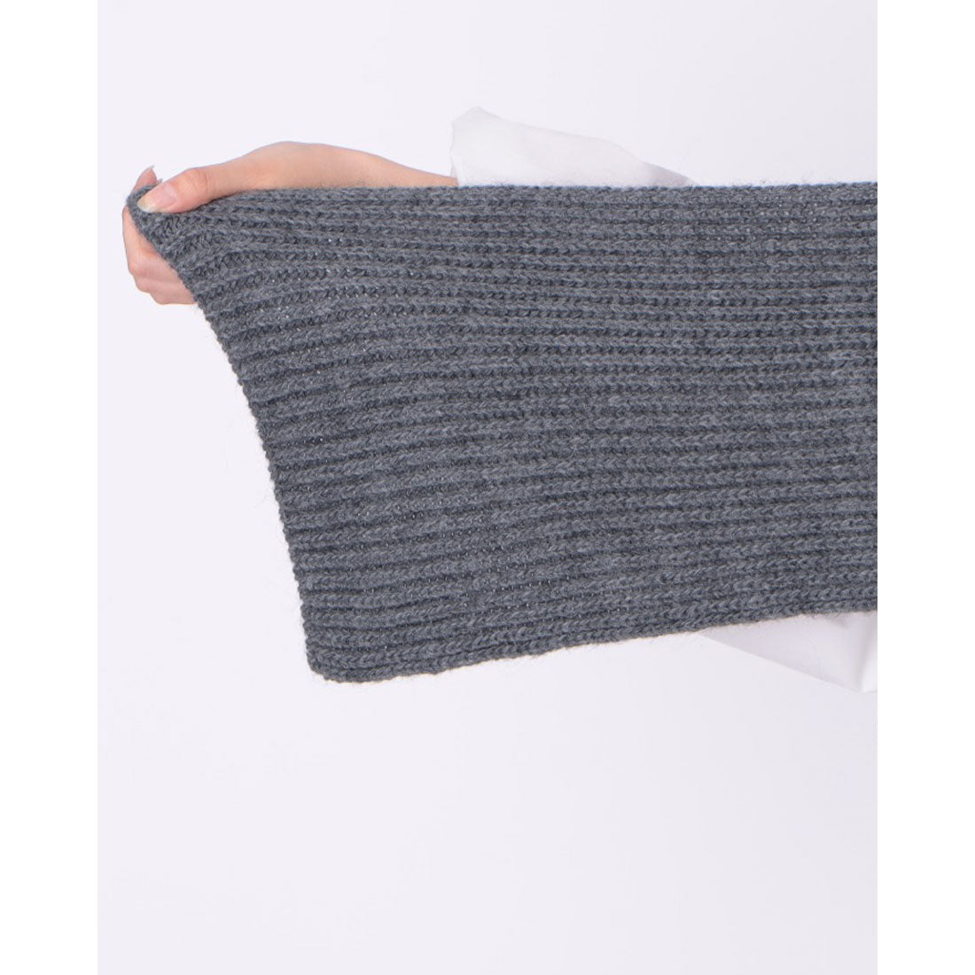 ドゥ アルシーヴ DOUX ARCHIVES 【Fratelli Talli】ニットマフラー （GRY） GRY