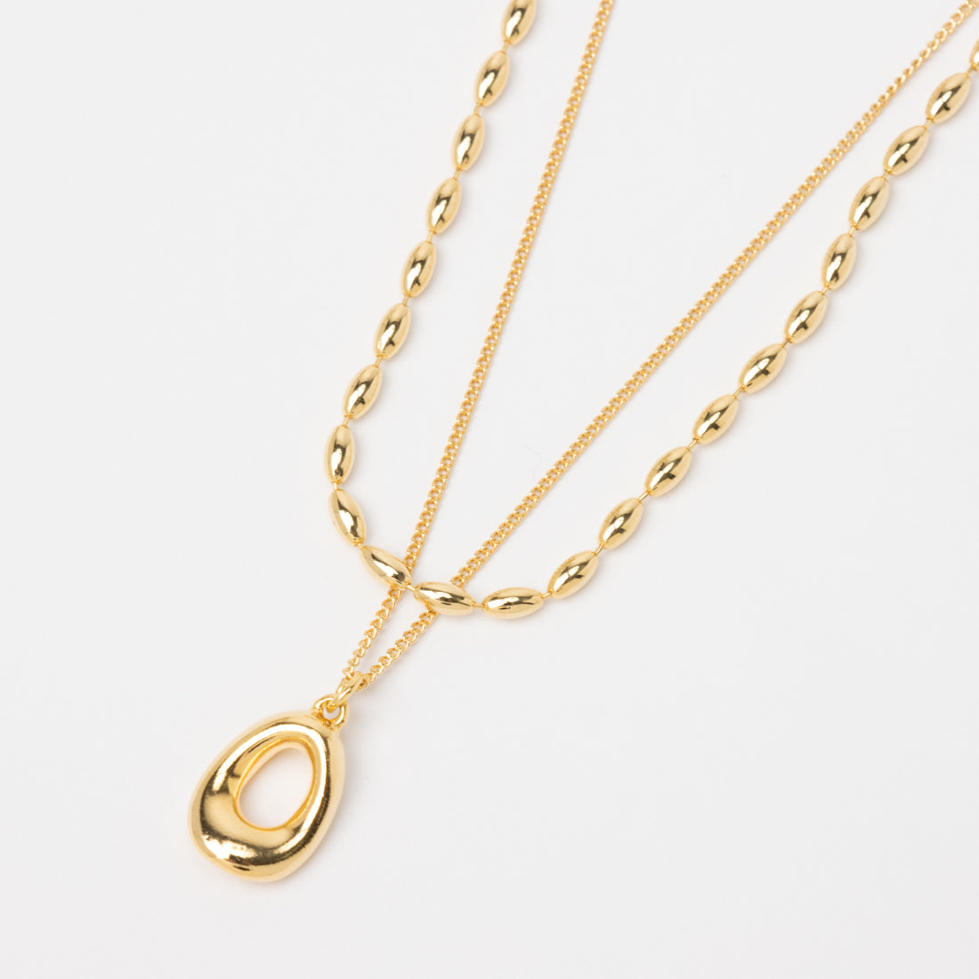 ドゥ アルシーヴ DOUX ARCHIVES セットラウンドネックレス （GLD） GLD