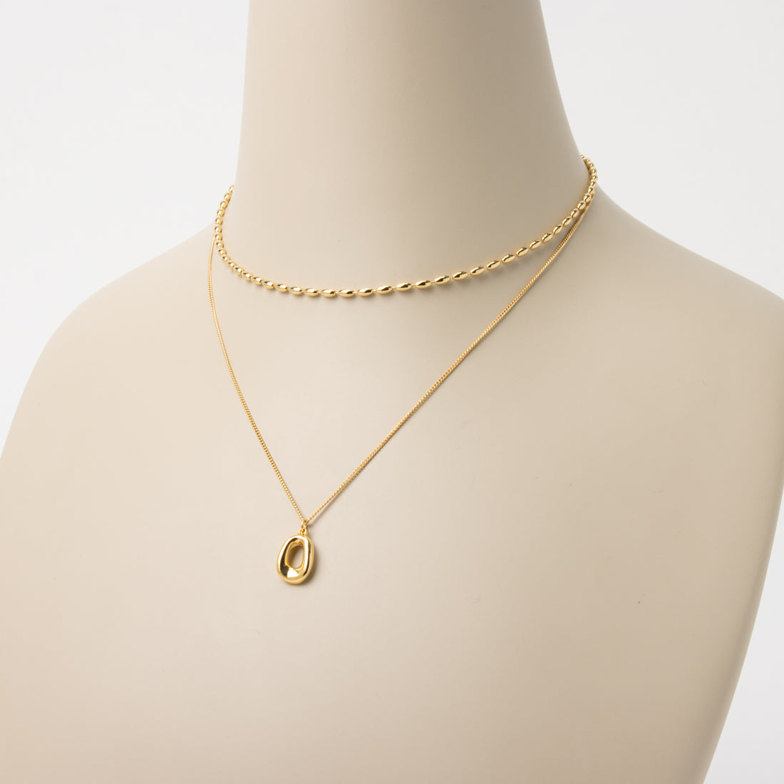 ドゥ アルシーヴ DOUX ARCHIVES セットラウンドネックレス （GLD） GLD