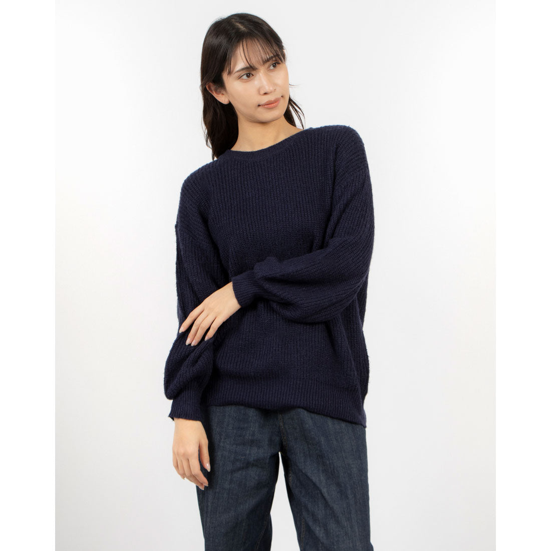 ドゥ アルシーヴ DOUX ARCHIVES モヘヤニットプルオーバー （NVY） NVY