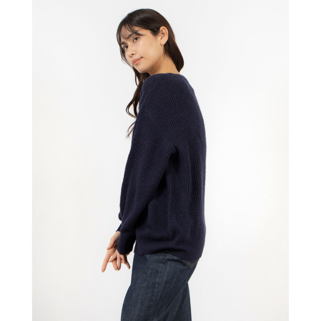 ドゥ アルシーヴ DOUX ARCHIVES モヘヤニットプルオーバー （NVY） NVY