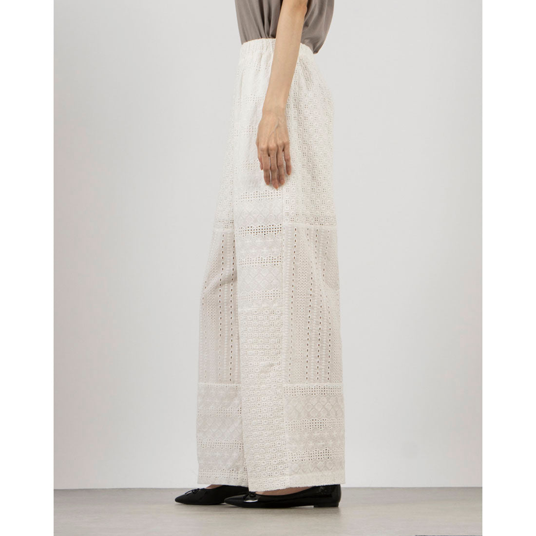 Doux Archives Cotton Cut Lace Pants