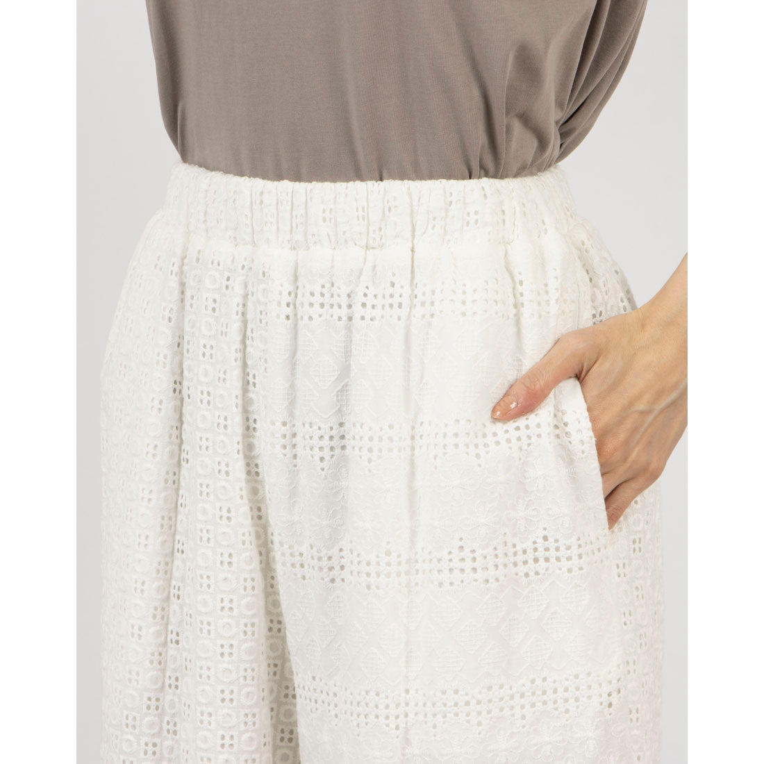 Doux Archives Cotton Cut Lace Pants