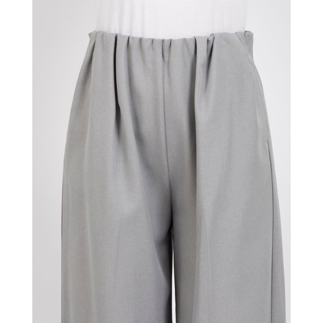 ドゥ アルシーヴ DOUX ARCHIVES ウエストギャザーワイドパンツ （GRY） GRY