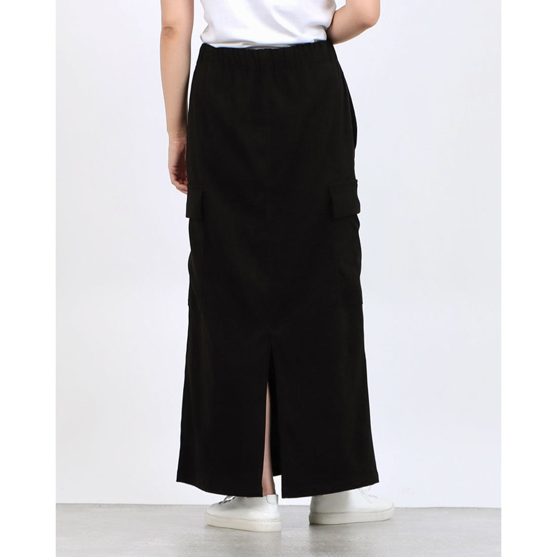 ドゥ アルシーヴ DOUX ARCHIVES フェイクスエードカーゴスカート （BLK） BLK