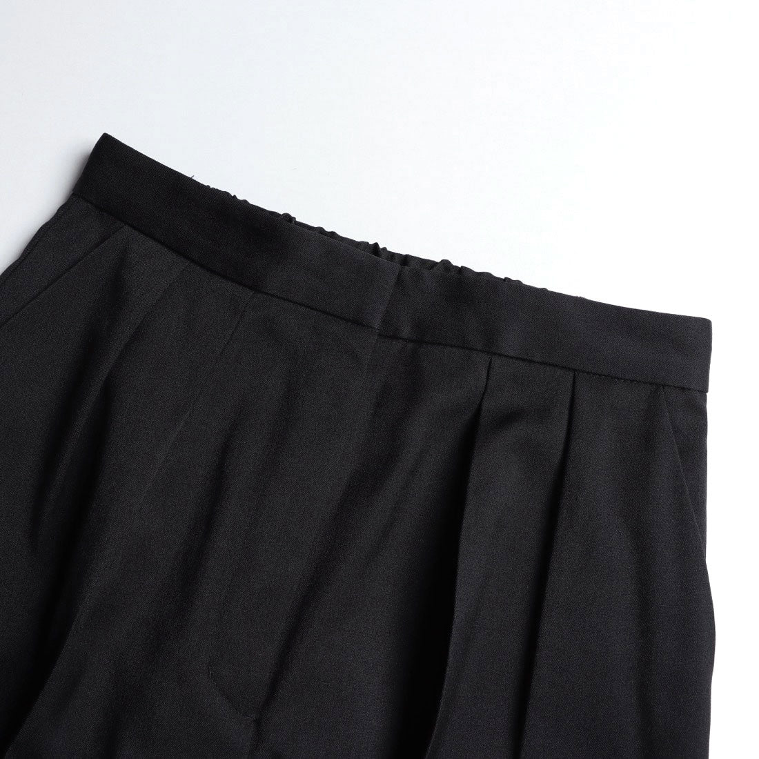 ドゥ アルシーヴ DOUX ARCHIVES ツータックストレートパンツ （BLK） BLK