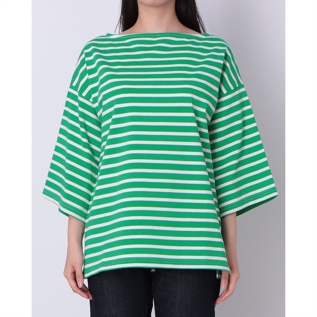 ドゥ アルシーヴ DOUX ARCHIVES ボーダーバスクT （GREEN） GREEN