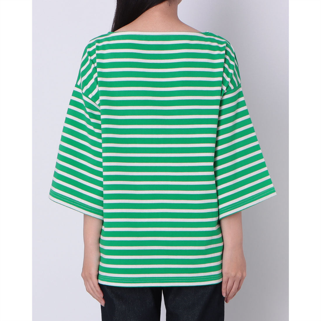 ドゥ アルシーヴ DOUX ARCHIVES ボーダーバスクT （GREEN） GREEN