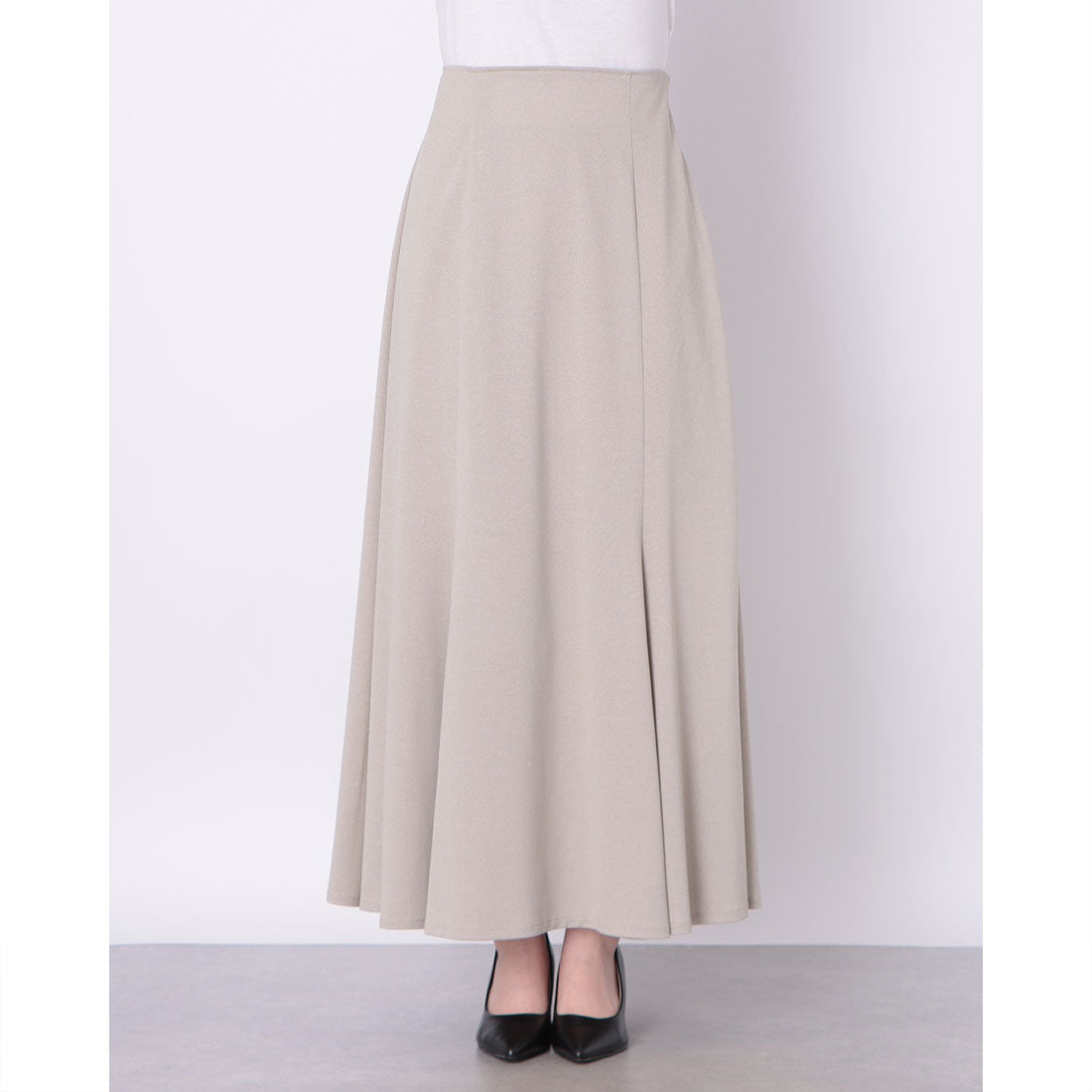ドゥ アルシーヴ DOUX ARCHIVES 麻調切替マーメイドスカート （BEIGE） BEIGE