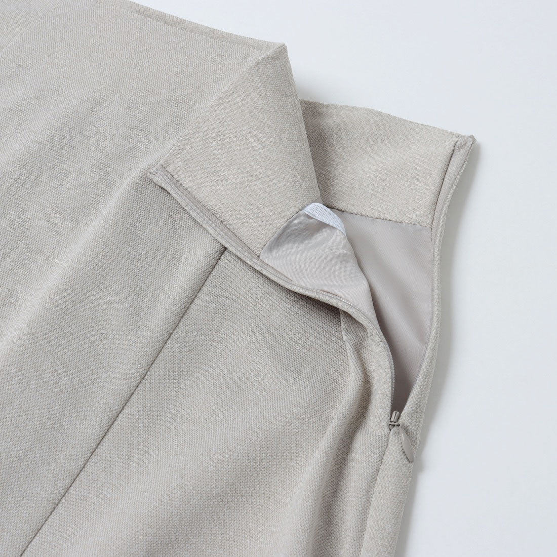 ドゥ アルシーヴ DOUX ARCHIVES 麻調切替マーメイドスカート （BEIGE） BEIGE