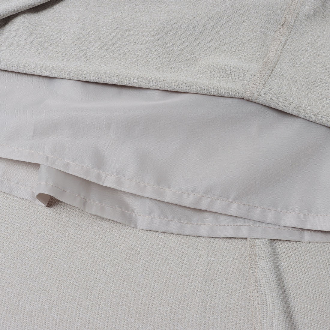 ドゥ アルシーヴ DOUX ARCHIVES 麻調切替マーメイドスカート （BEIGE） BEIGE