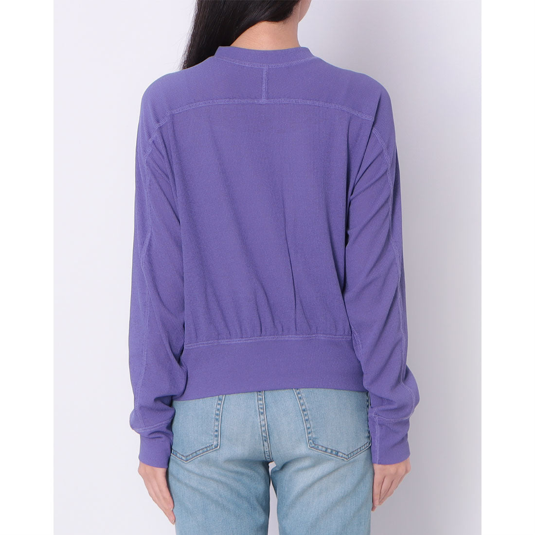 ドゥ アルシーヴ DOUX ARCHIVES テレコスナップカーディガン （PURPLE） PURPLE