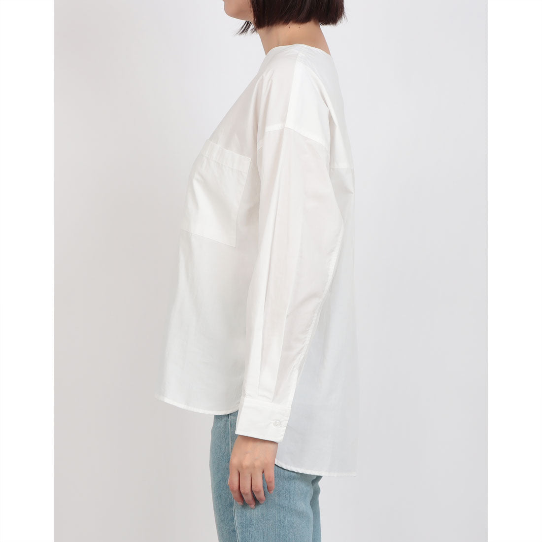 ドゥ アルシーヴ DOUX ARCHIVES Vネックシャツ （OFF WHITE） OFF WHITE