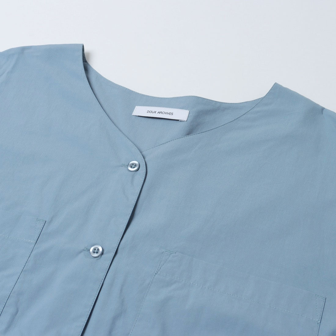 ドゥ アルシーヴ DOUX ARCHIVES Vネックシャツ （OFF WHITE） OFF WHITE