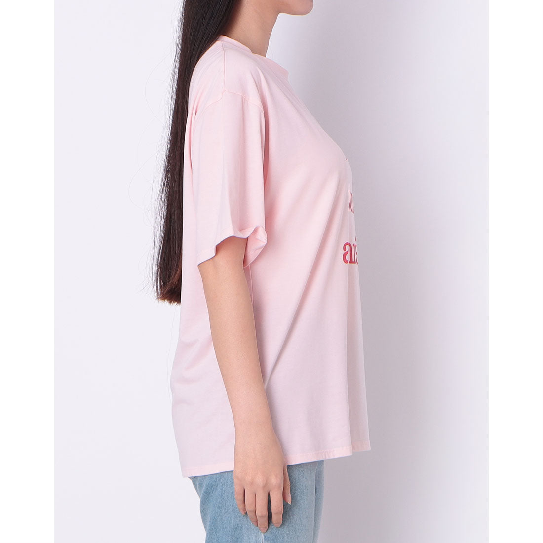 ドゥ アルシーヴ DOUX ARCHIVES カラーロゴプリントTシャツ （PINK） PINK