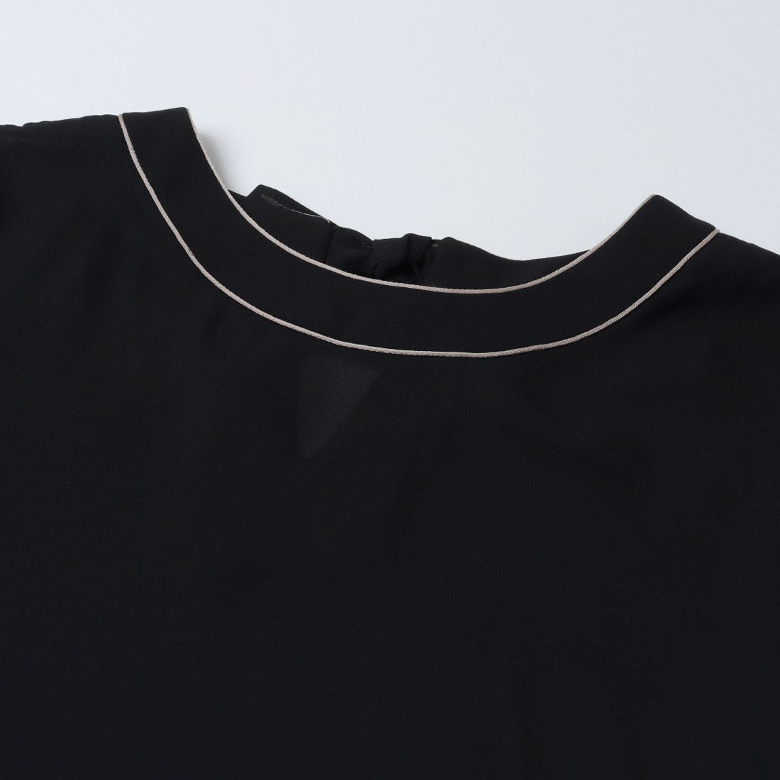 ドゥ アルシーヴ DOUX ARCHIVES 衿ライン2WAYブラウス （BLACK） BLACK