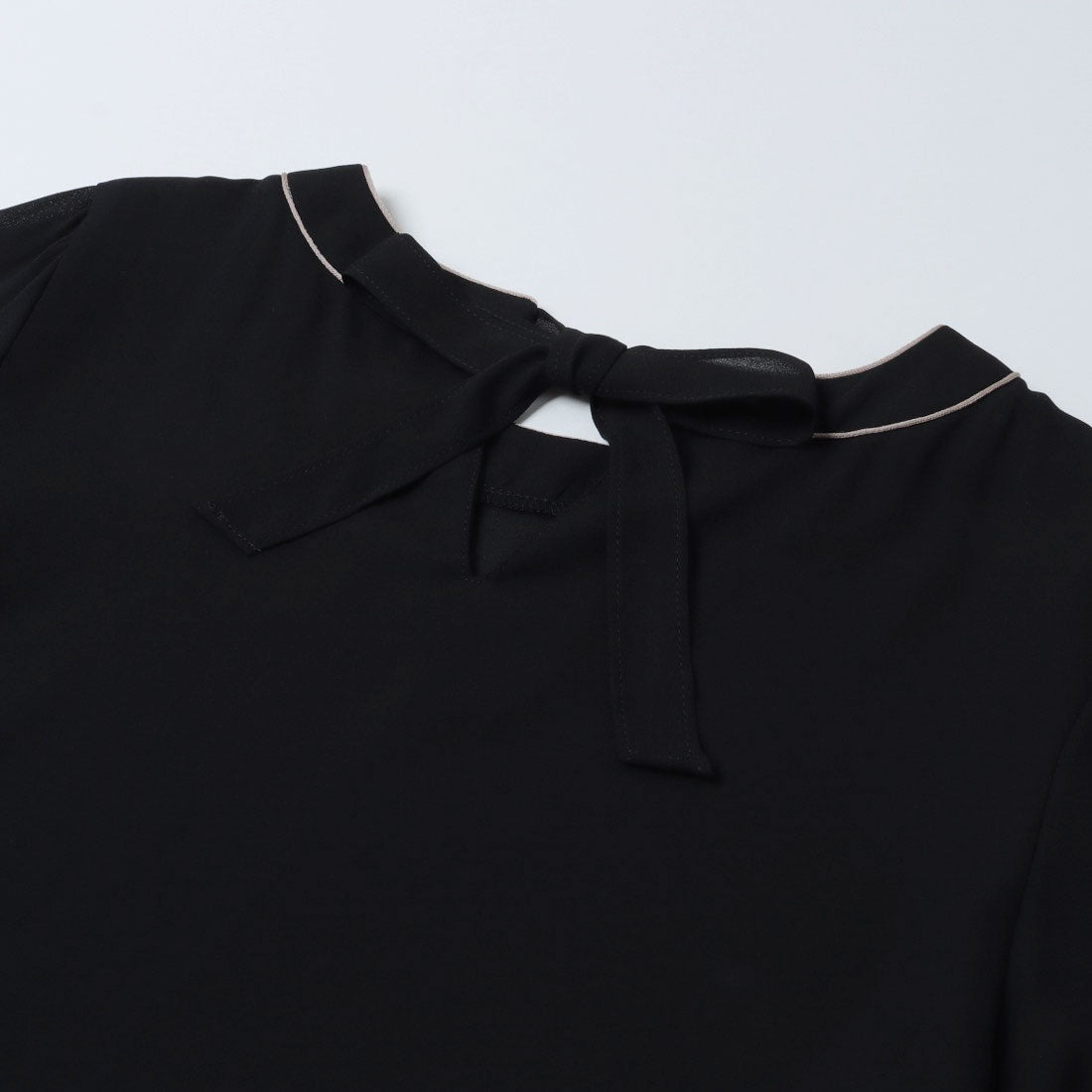 ドゥ アルシーヴ DOUX ARCHIVES 衿ライン2WAYブラウス （BLACK） BLACK