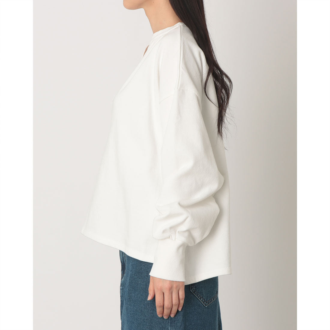 ドゥ アルシーヴ DOUX ARCHIVES USコットンスキッパースウェット （OFF WHITE） OFF WHITE