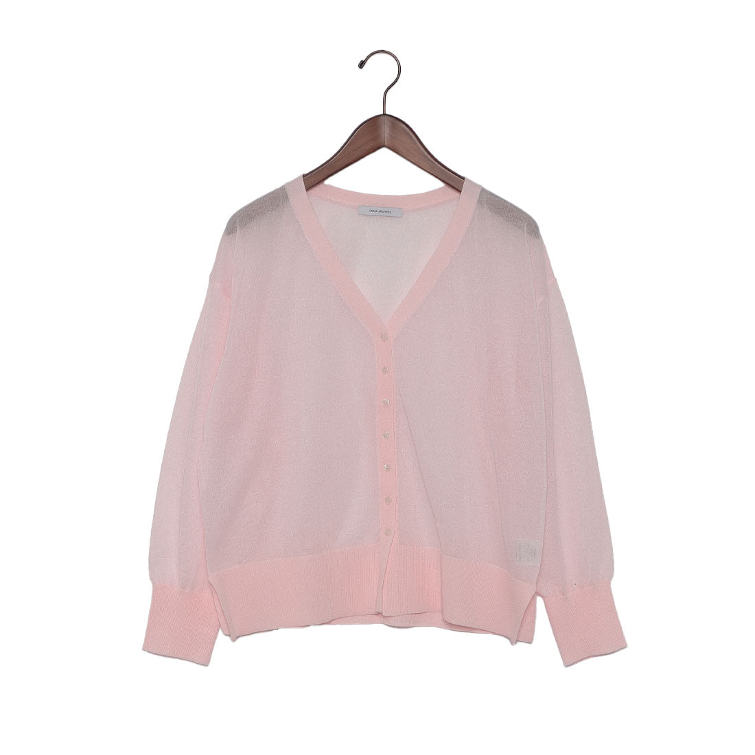 ドゥ アルシーヴ DOUX ARCHIVES ラメシアーカーディガン （PINK） PINK