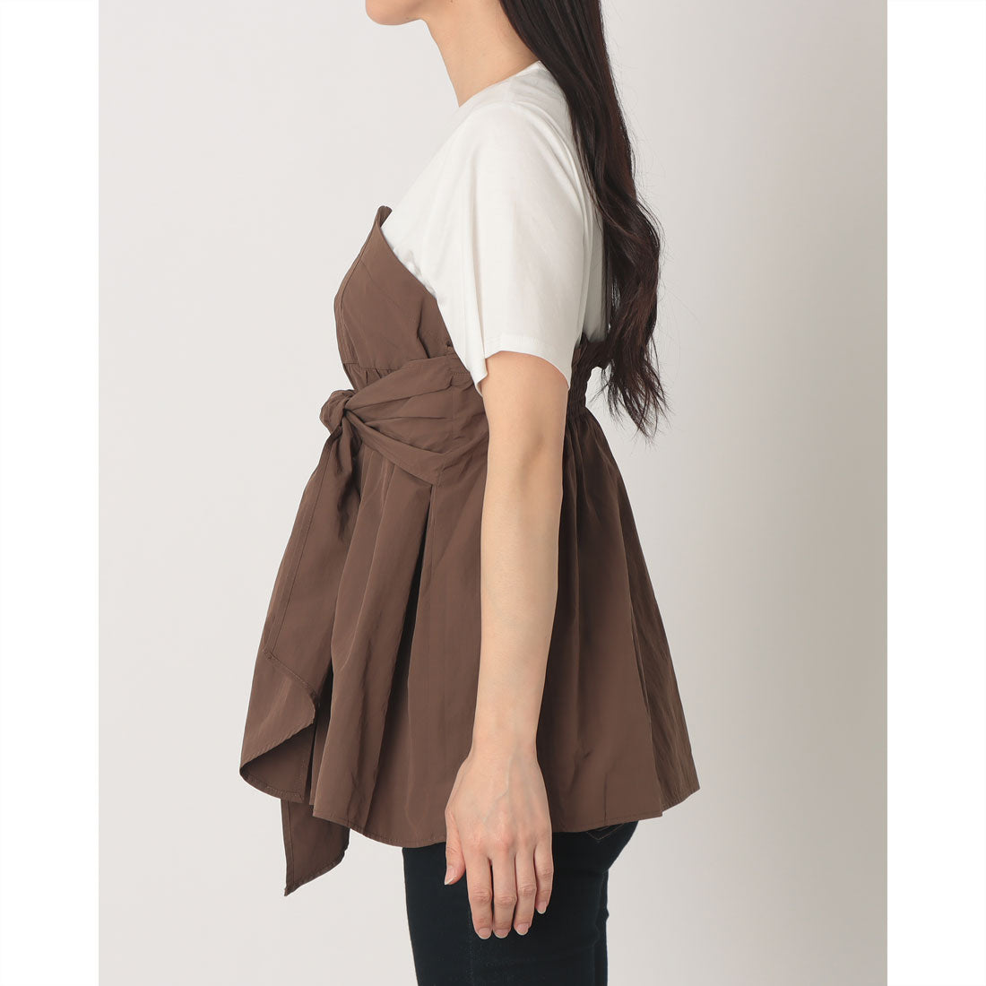 ドゥ アルシーヴ DOUX ARCHIVES カットドッキングペプラムトップス （CHGY） CHGY