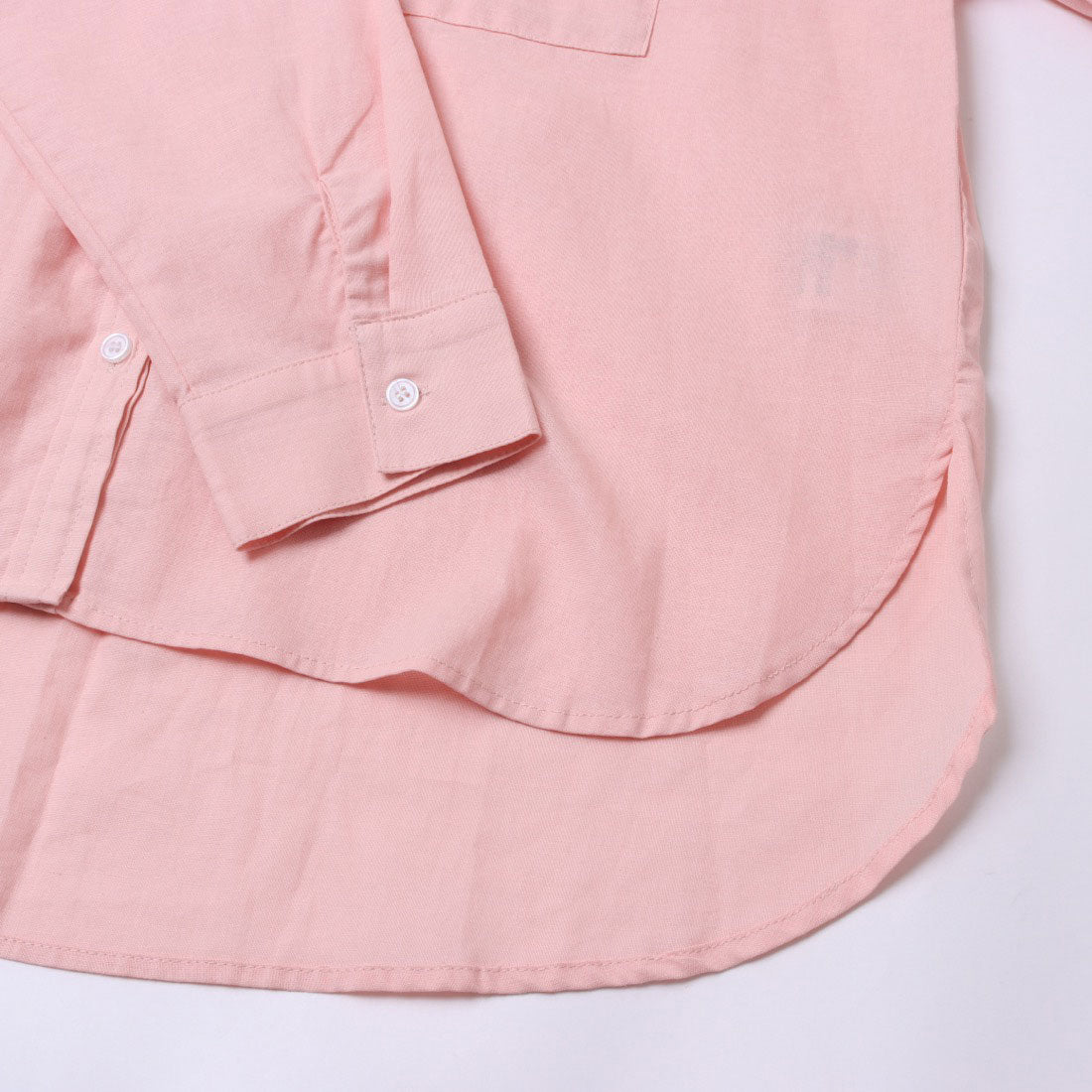 ドゥ アルシーヴ DOUX ARCHIVES コットンリネンシャツ （PINK） PINK