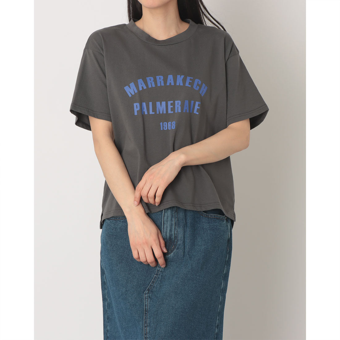 ドゥ アルシーヴ DOUX ARCHIVES MARRAKECHカレッジTee （CHGY） CHGY