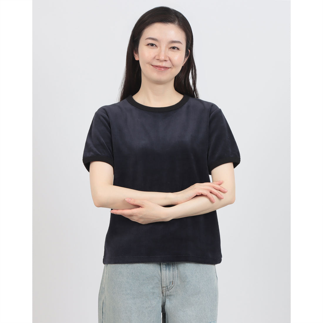 ドゥ アルシーヴ DOUX ARCHIVES ベロアリンガーTee （IVO） IVO