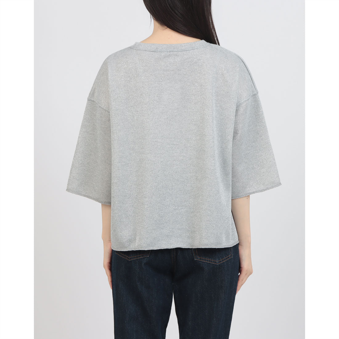 ドゥ アルシーヴ DOUX ARCHIVES ラメミニ裏毛プルオーバー （GRY） GRY