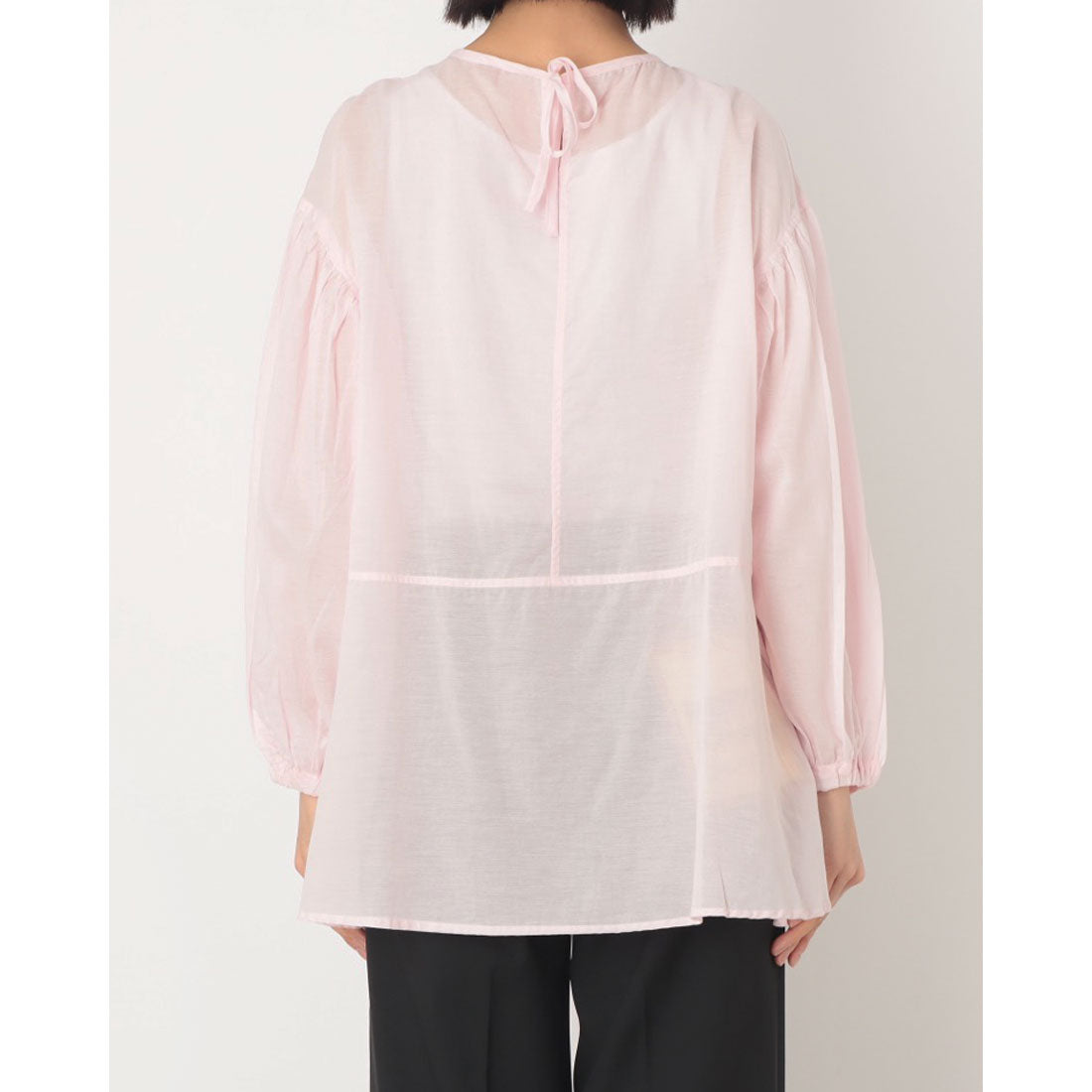 ドゥ アルシーヴ DOUX ARCHIVES シアーボイル刺繍ブラウス （PPL） PPL