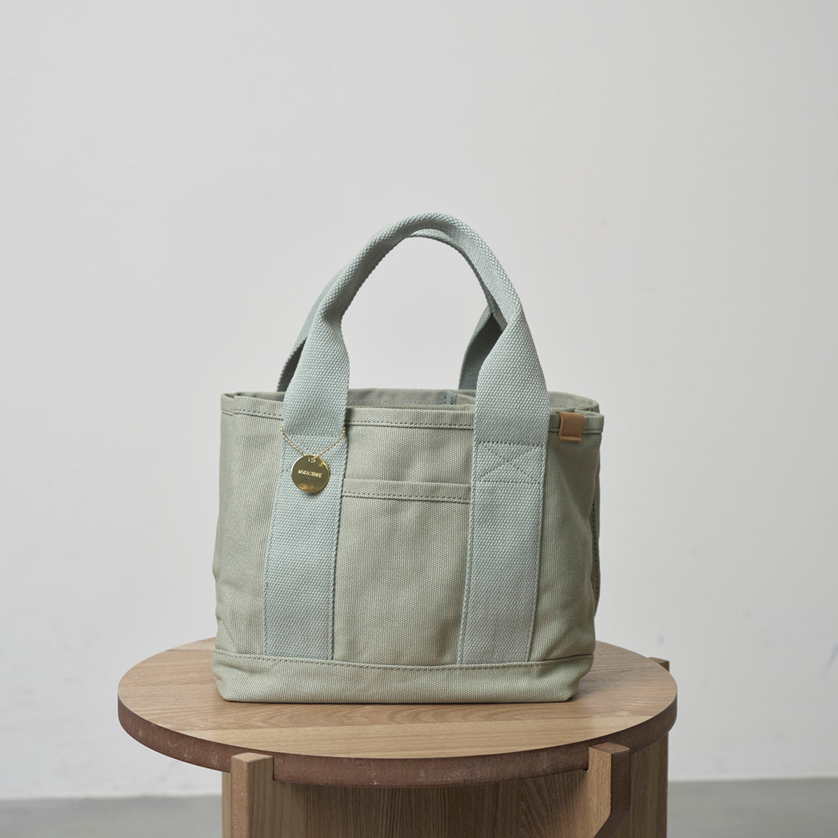ドットアンドストライプ DOT&STRIPE キャンバス仕切りミニトート （GREEN） GREEN