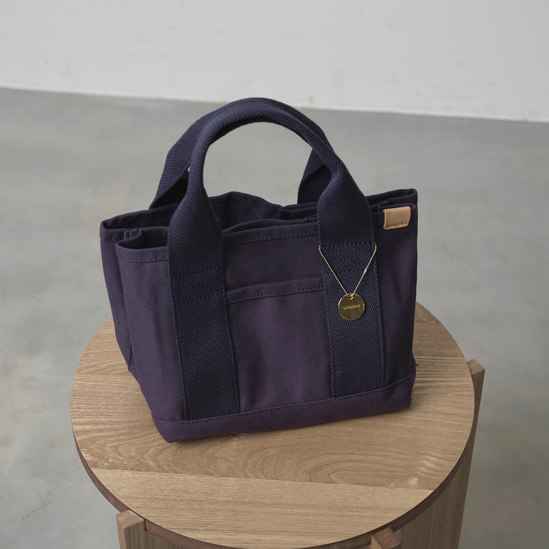 ドットアンドストライプ DOT&STRIPE キャンバス仕切りミニトート （NAVY） NAVY