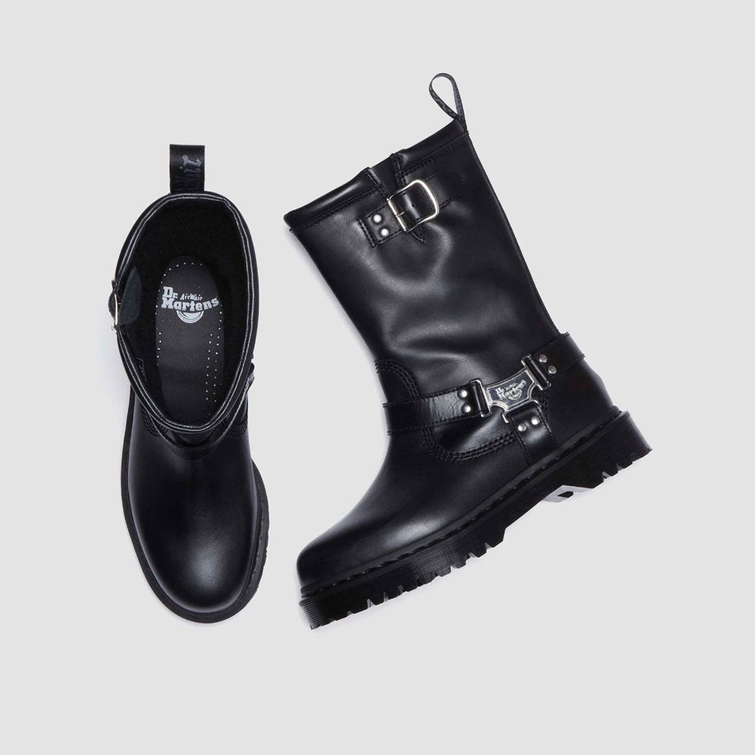 ドクターマーチン Dr.Martens アニストン HI リガー ブーツ（ANISTONE HI RIGGER BOOTS） （BLACK） BLACK