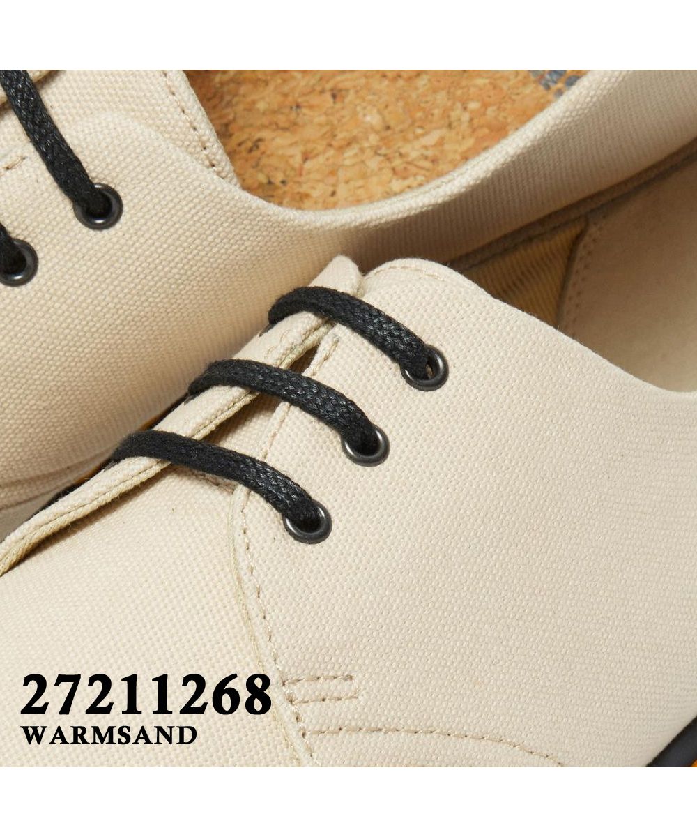ドクターマーチン Dr.Martens Dr.Martens ドクターマーチン 国内正規品 1461 NATURAL CANVAS 3EYE SHOE ナチュラルキャンバススリーホール （27211268_WARMSAND） 27211268_WARMSAND