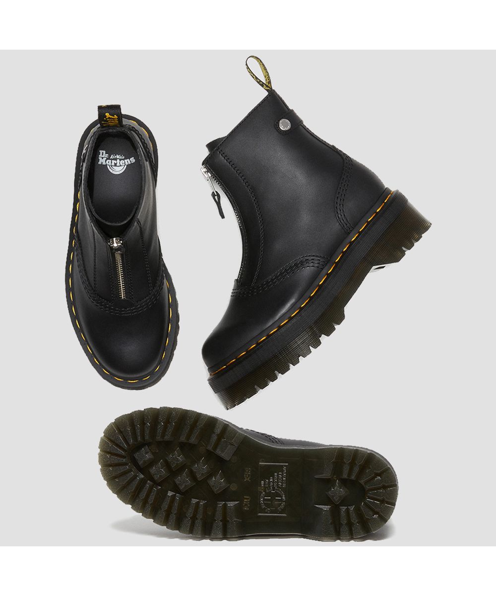 ドクターマーチン Dr.Martens Dr.Martens ドクターマーチン  27656001 27656100  JETTA ZIP BOOT ジェッタ  ジップ ブーツ  （27656001_BLACK） 27656001_BLACK