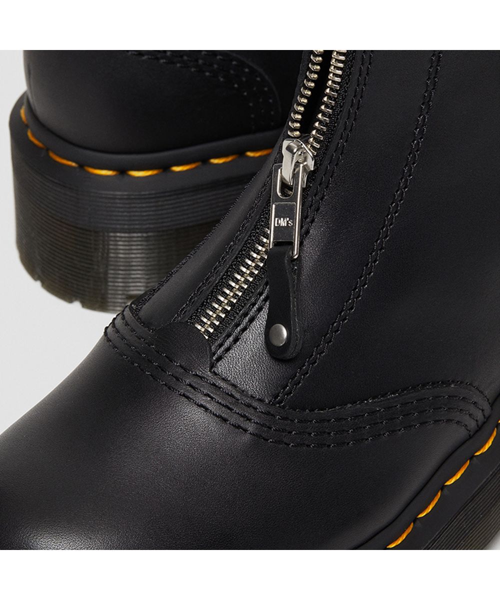 ドクターマーチン Dr.Martens Dr.Martens ドクターマーチン  27656001 27656100  JETTA ZIP BOOT ジェッタ  ジップ ブーツ  （27656001_BLACK） 27656001_BLACK