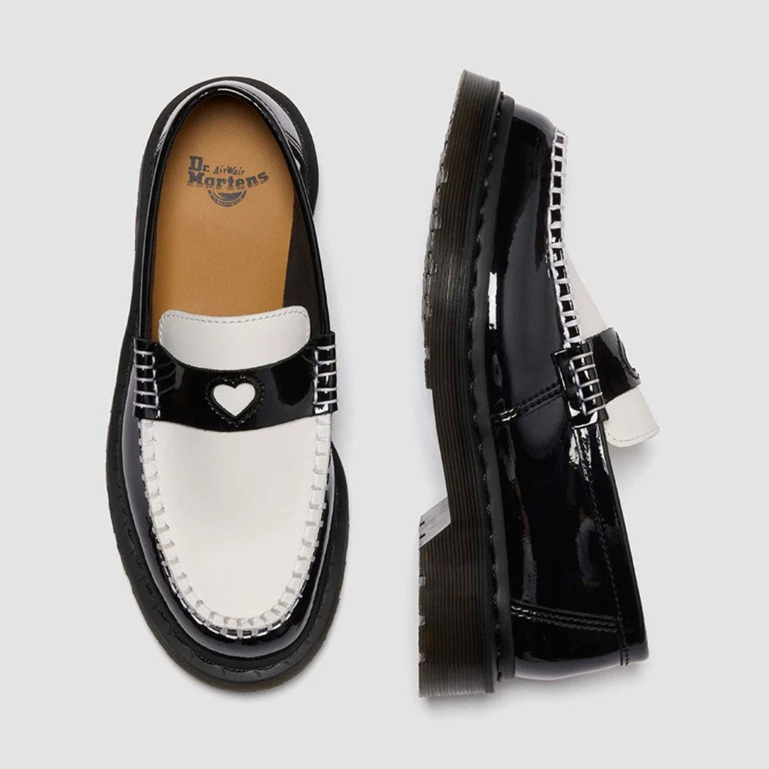 【ブラック（01）】【Dr.Martens】PENTON HEART LOAFER Dr. Martens PENTON HEART Loafer Shoes