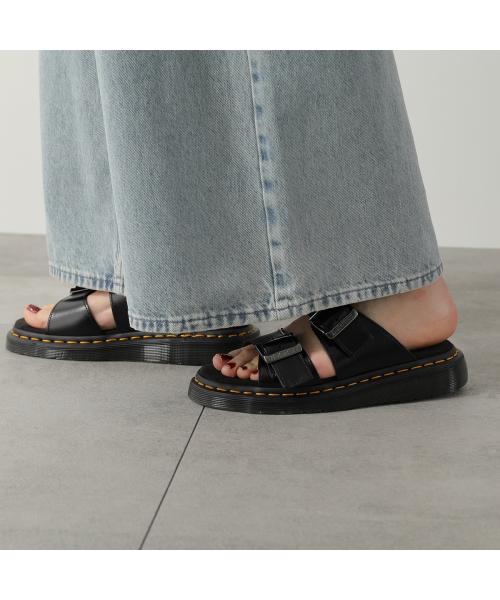 ドクターマーチン Dr.Martens DR.MARTENS スライドサンダル Josef 31570001 厚底 （BLACK/ブラック） BLACK/ブラック