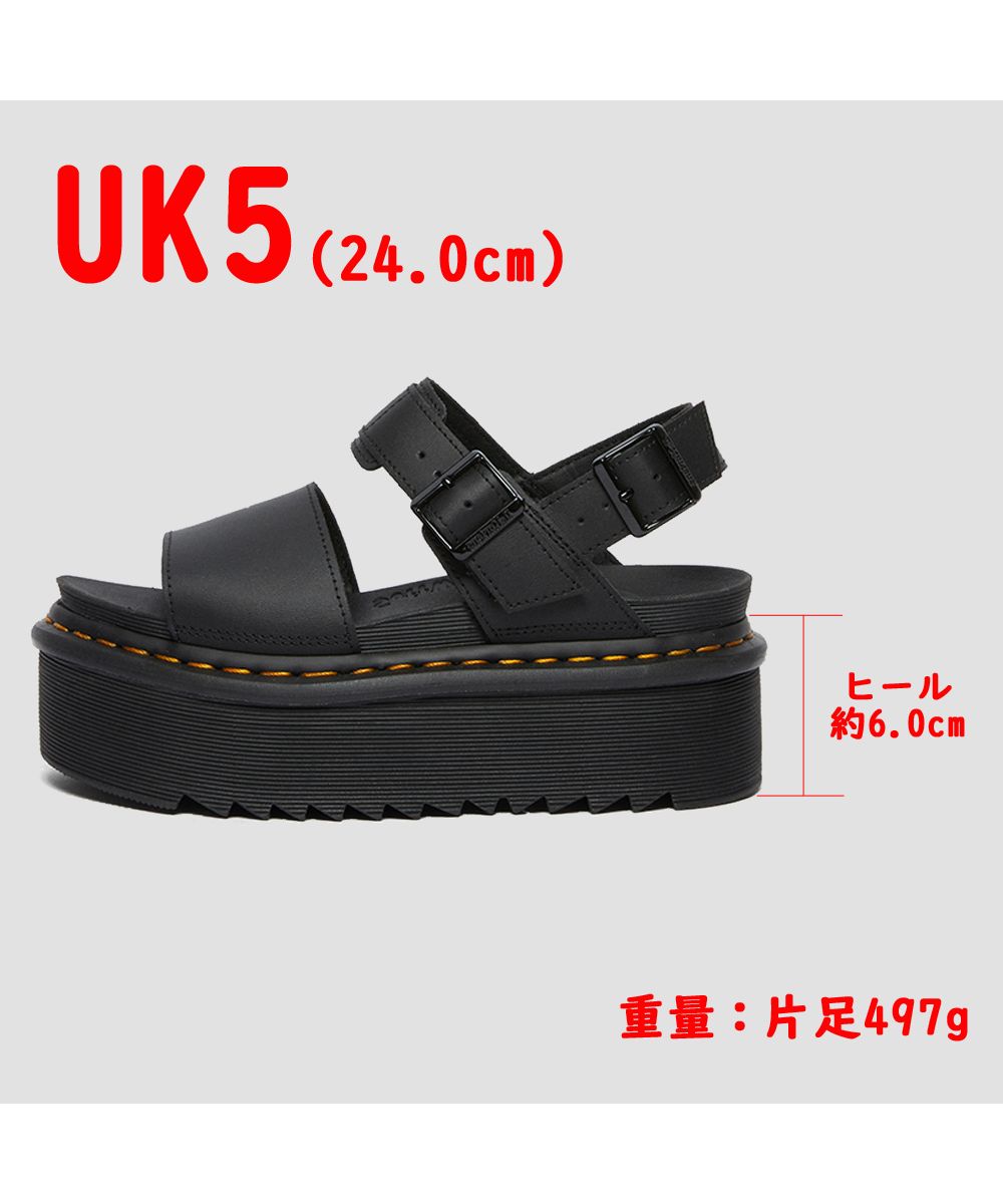 ドクターマーチン Dr.Martens レディース サンダル VOSS QUAD 26725001