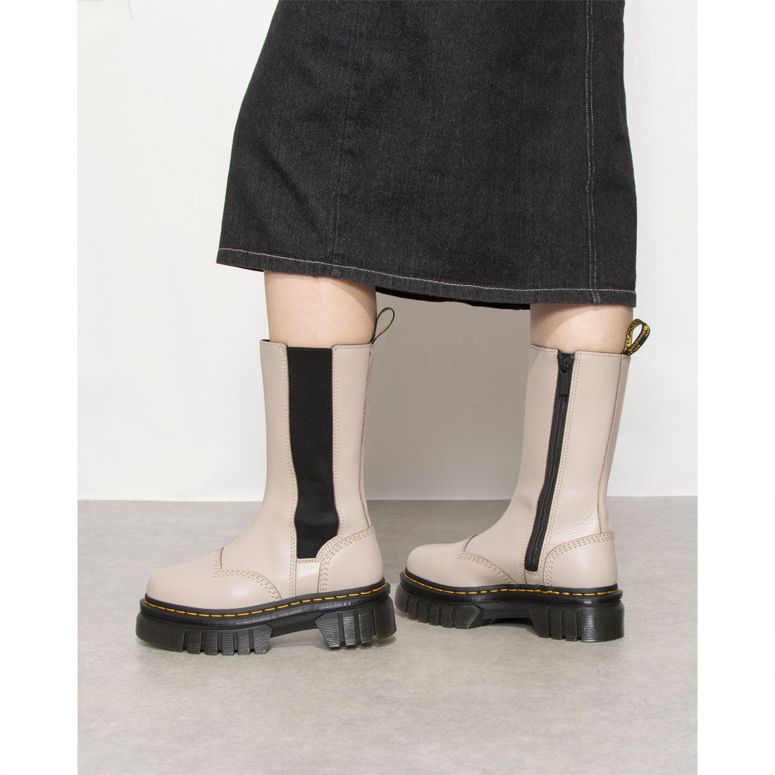 ドクターマーチン Dr.Martens レディース ブーツ AUDRICK チェルシー トール ブーツ 30966348