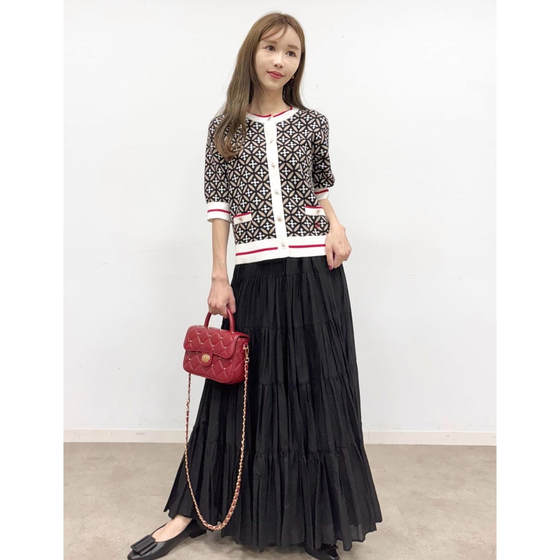 ドレステリア DRESSTERIOR キルテッドショルダーバッグ （レッド(063)） レッド(063)